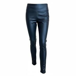 I Love Tyler Madison Vegan Leather Leggings Black High-Waisted Pull-On Pants Sm